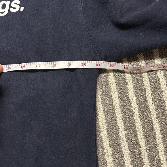 We Rate Dogs Graphic Crewneck Navy Blue Sweater - Picture 7 of 8
